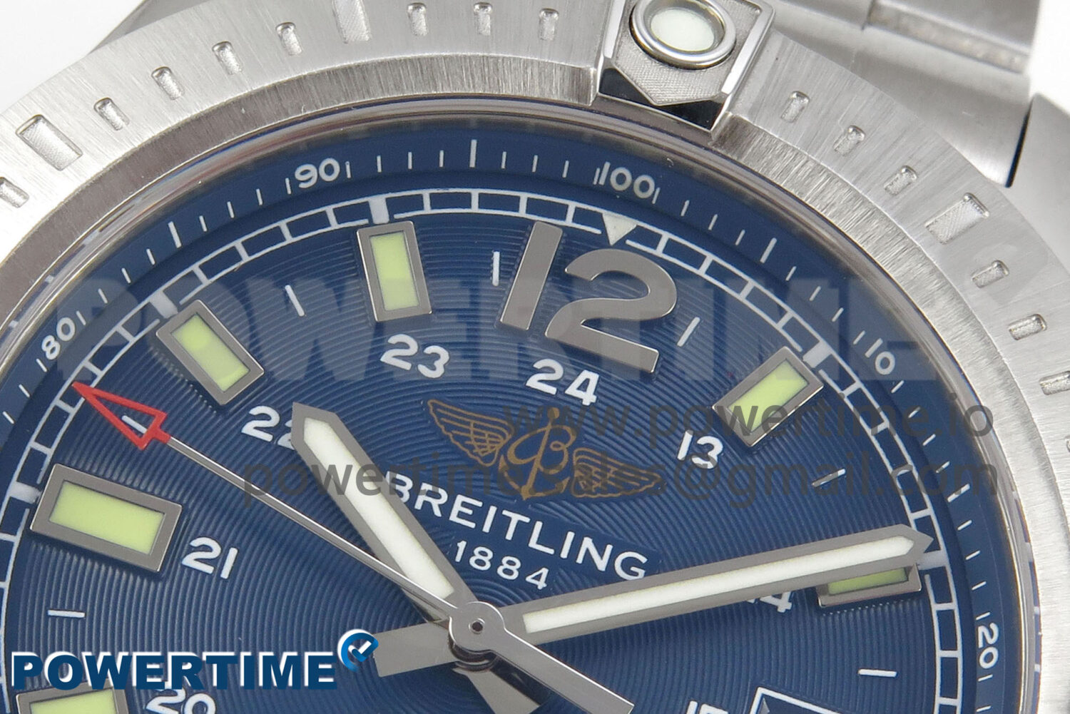 Colt Automatic 44mm TF1:1 Best Edition Blue Dial on SS Bracelet A2824 V2 - Image 4