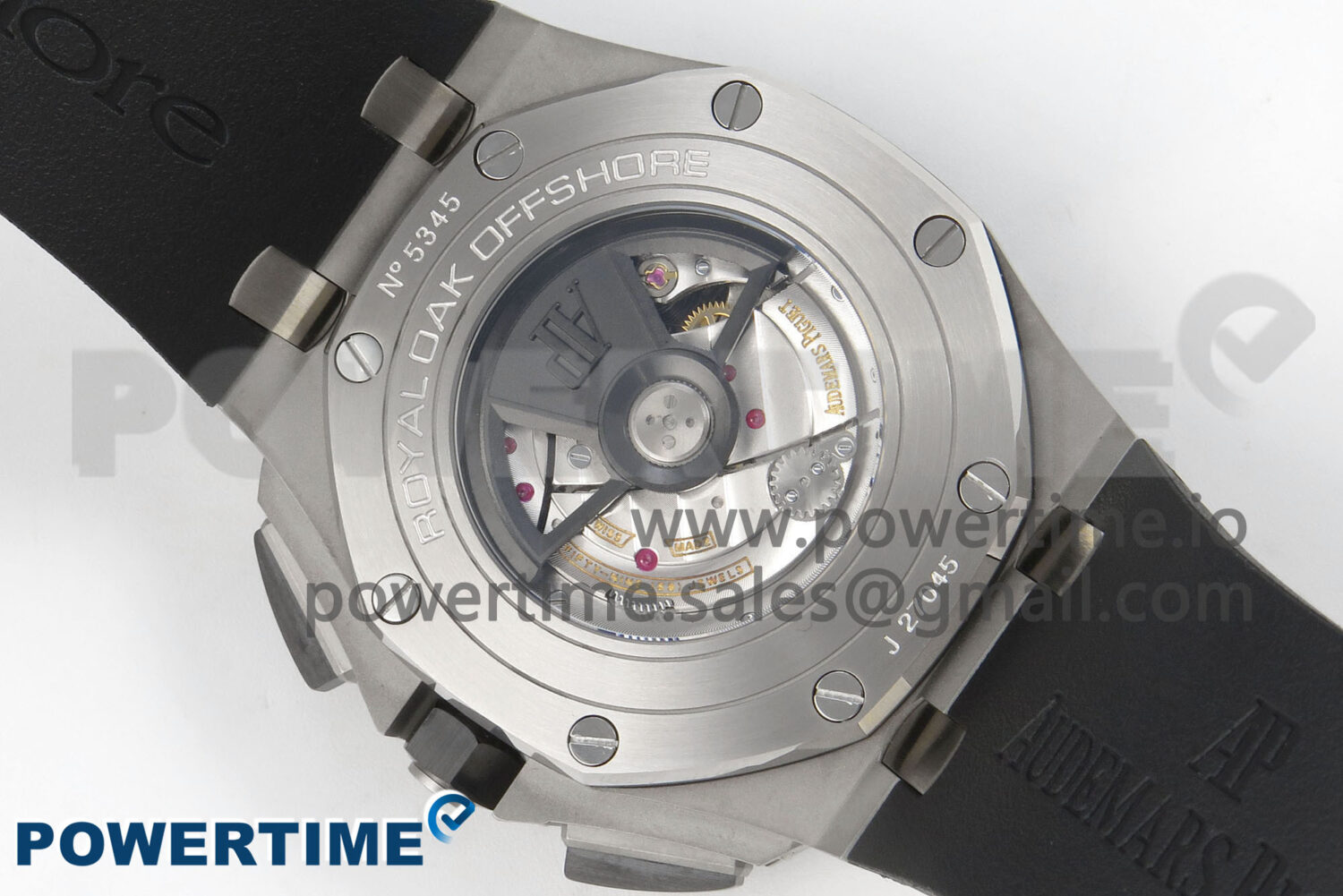 Royal Oak Offshore 44mm SS APPF Best Edition Black Dial Ceramic Bezel on Black Rubber Strap SA3126 - Image 8