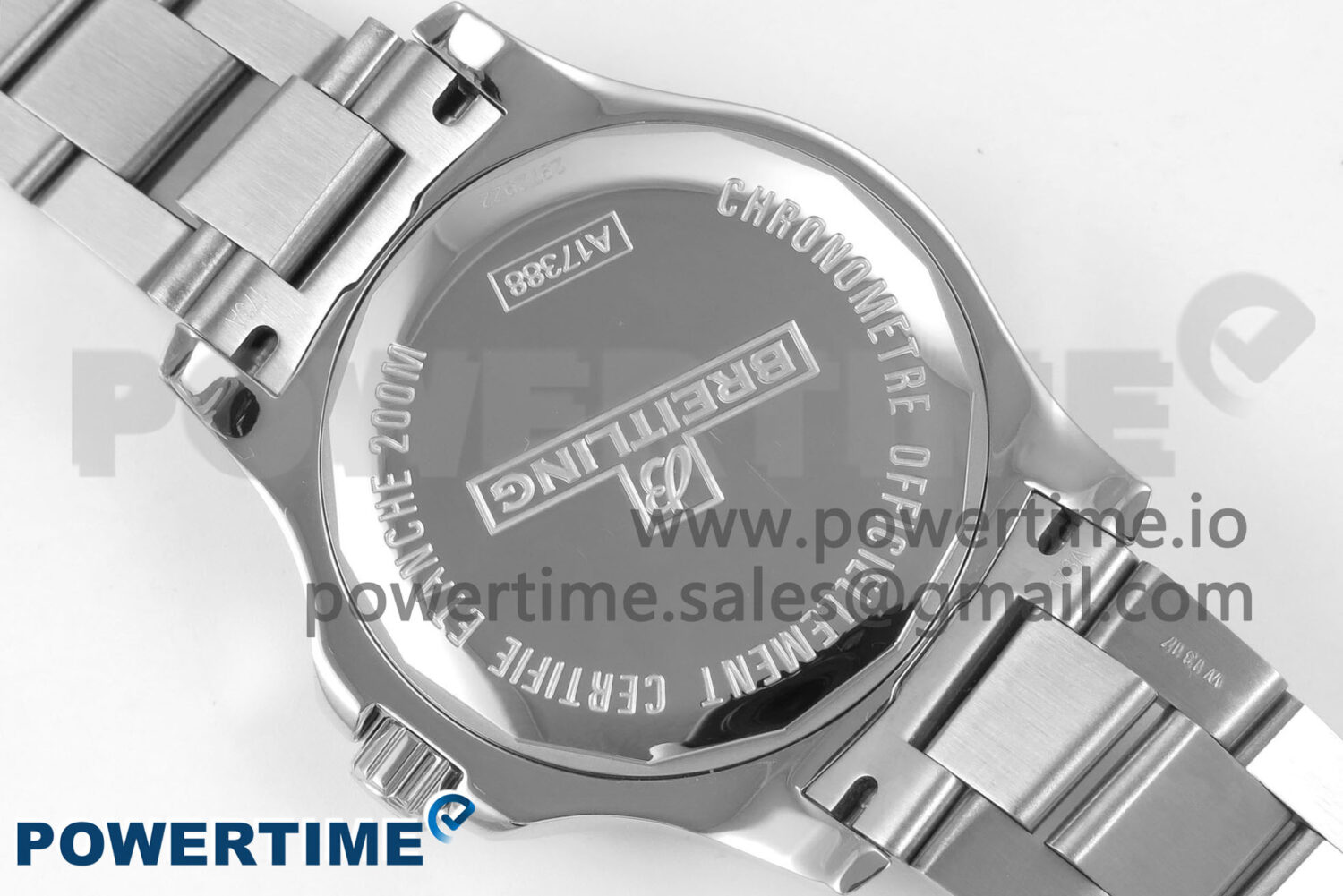 Colt Automatic 44mm TF1:1 Best Edition Blue Dial on SS Bracelet A2824 V2 - Image 8