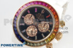 Daytona White Ceramic Case and Bracelet Black Rainbow Dial Rainbow Bezel SONIC Best Edition SA4130 - Image 2