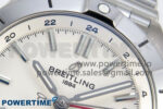 Breitling BLSF Chronomat Automatic 1:1 Best Edition GMT 40mm White Dial On SS Bracelet A2836 - Image 4