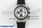 Royal Oak Offshore 44mm SS APPF Best Edition White Dial Ceramic Bezel on Black Rubber Strap SA3126