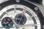 Royal Oak Offshore 44mm SS APPF Best Edition White Dial Ceramic Bezel on Black Rubber Strap SA3126 - Image 4