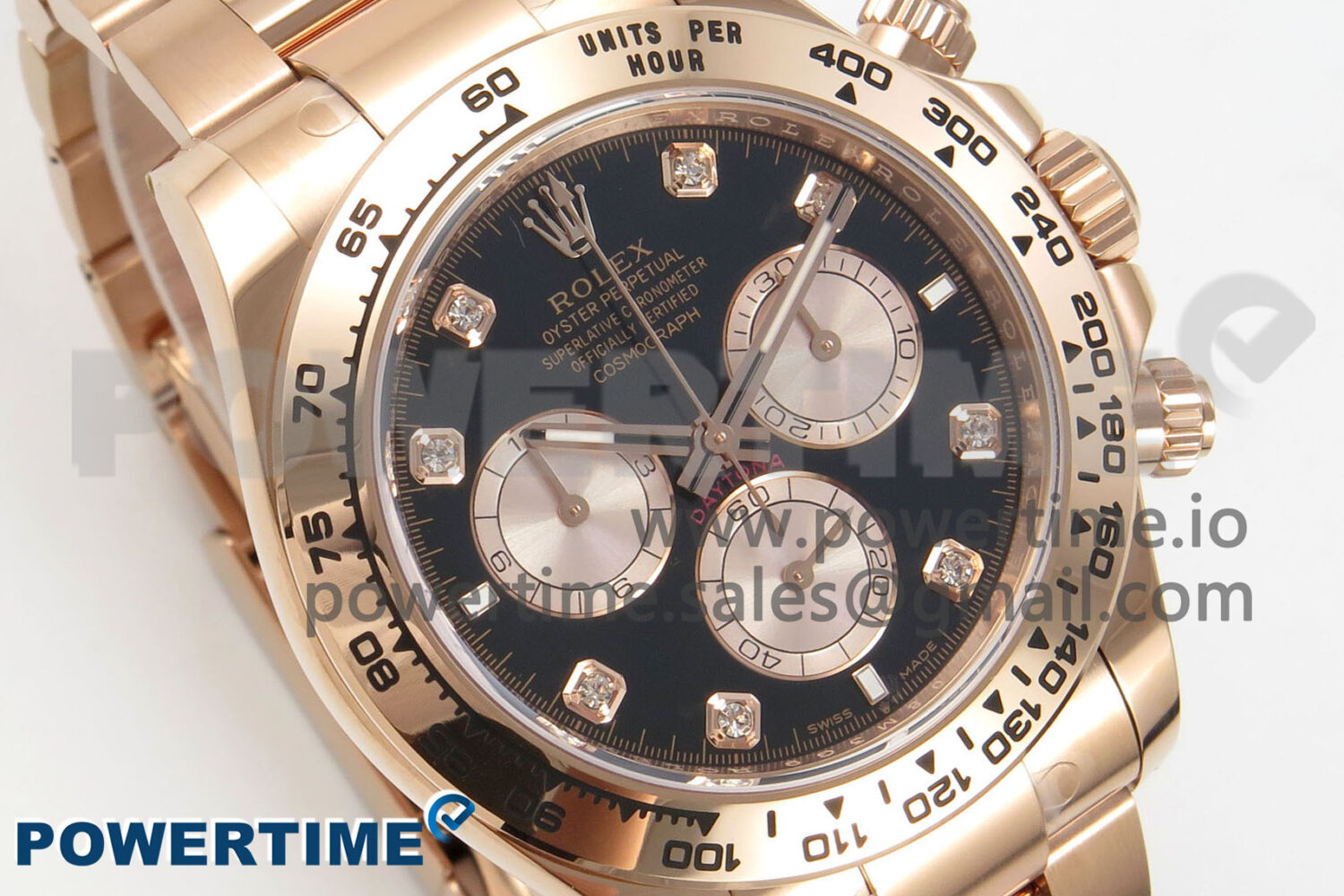 Daytona 126505 THBF 1:1 Best Edition Black/RG Dial on RG Bracelet SH4131 - Image 2