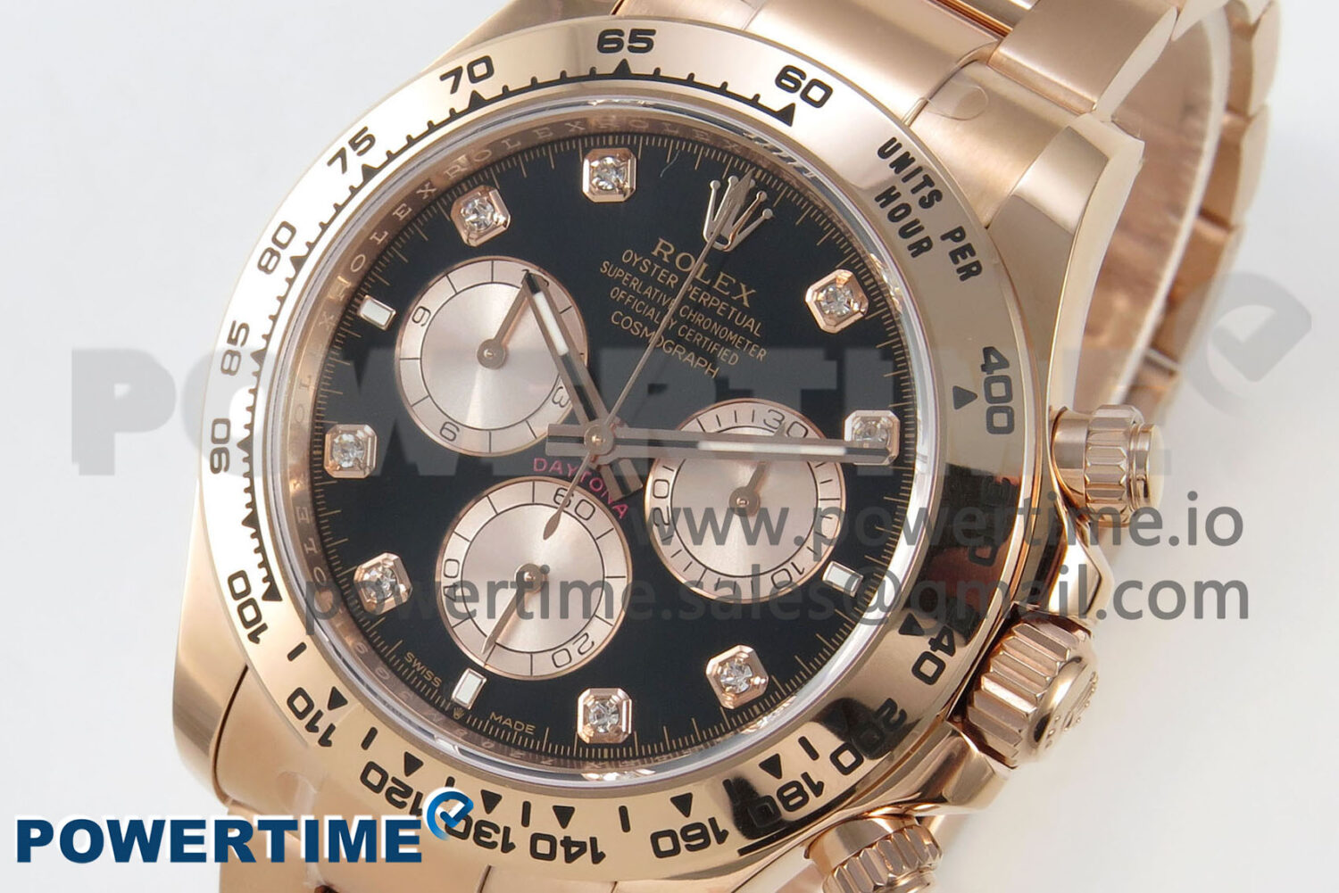 Daytona 126505 THBF 1:1 Best Edition Black/RG Dial on RG Bracelet SH4131 - Image 3