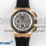 Royal Oak Offshore 44mm RG APPF Best Edition Gray Dial Ceramic Bezel on Black Rubber Strap SA3126