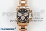Daytona 126505 THBF 1:1 Best Edition Black/RG Dial on RG Bracelet SH4131