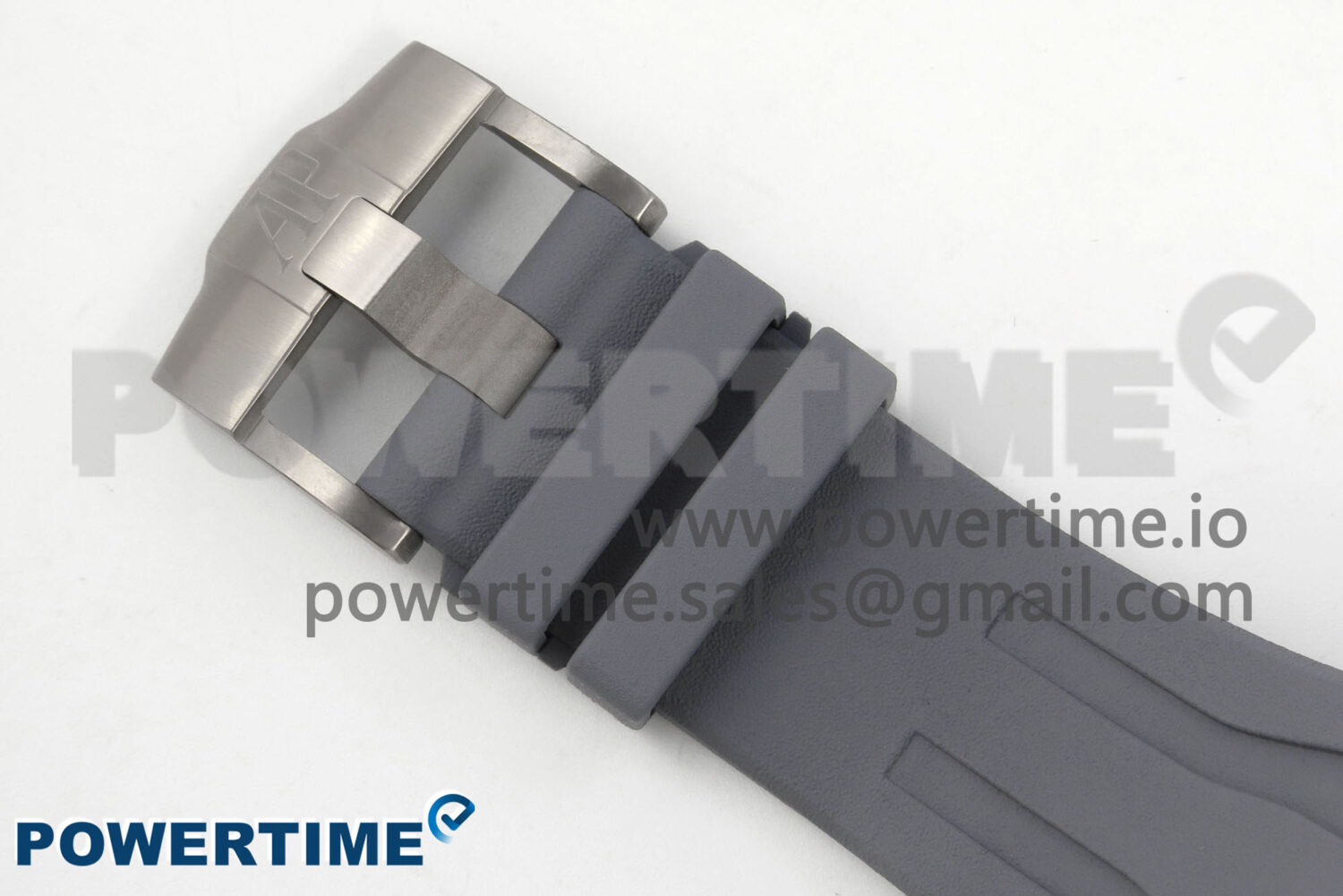 Royal Oak Offshore 44mm Titanium APJF 1:1 Best Edition Blue Dial on Gray Rubber Strap A3126 - Image 13