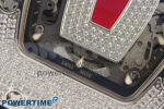 RM07 Ladies Full Diamonds SS ZF 1:1 Best Edition Red Dial on Black Rubber Strap CRMA2 Clone - Image 5