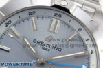 Breitling BLSF Chronomat Automatic 1:1 Best Edition GMT 40mm Ice Blue Dial On SS Bracelet A2836 - Image 4