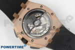 Royal Oak Offshore 44mm RG APPF Best Edition Gray Dial Ceramic Bezel on Black Rubber Strap SA3126 - Image 9