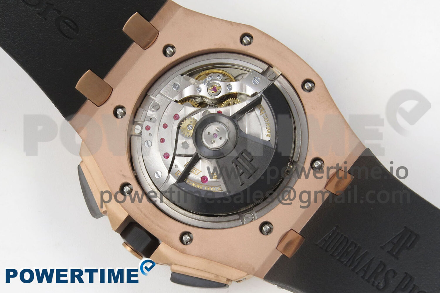 Royal Oak Offshore 44mm RG APPF Best Edition Gray Dial Ceramic Bezel on Black Rubber Strap SA3126 - Image 10