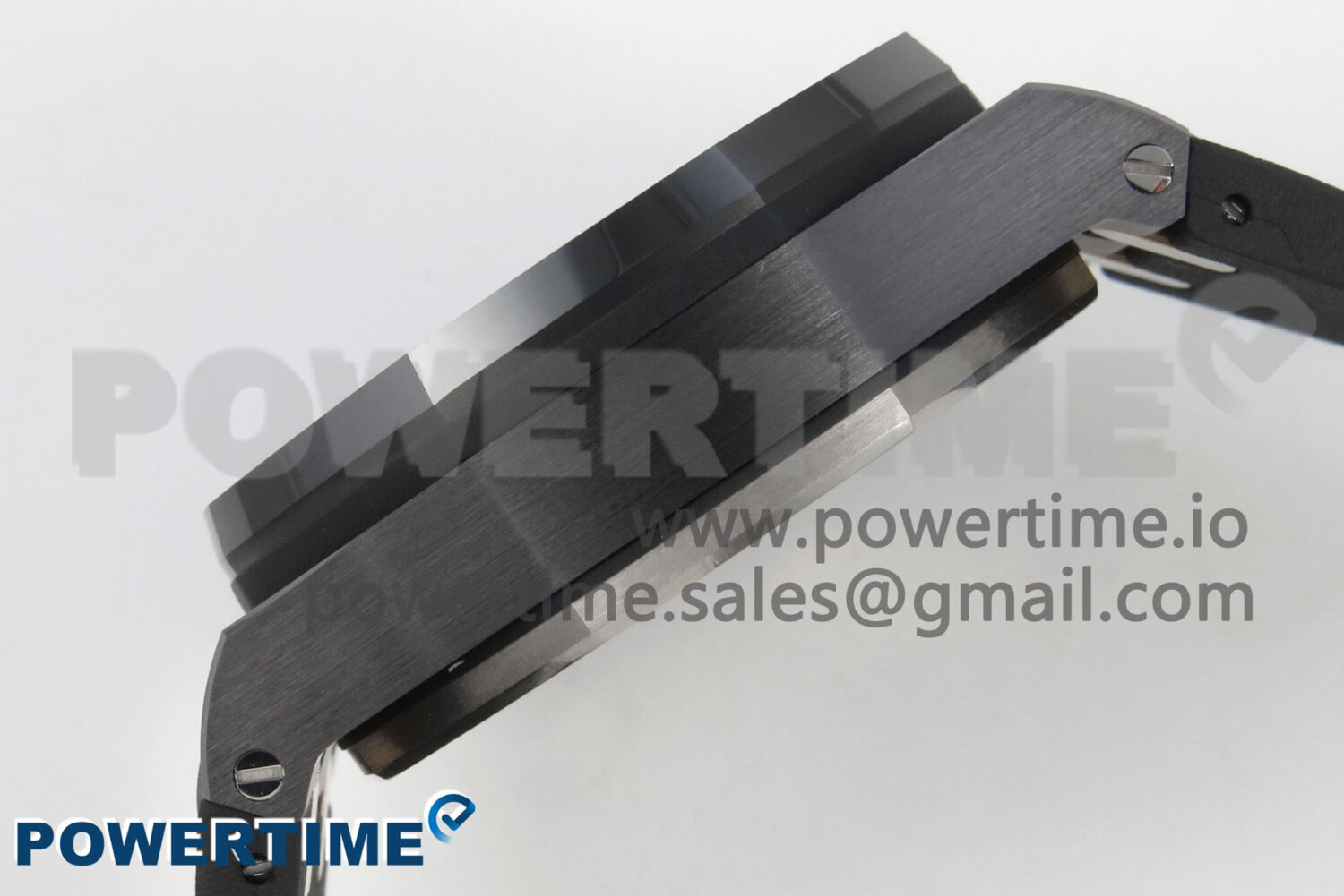 Royal Oak Offshore 44mm Black Ceramic APJF 1:1 Best Edition Black RG Dial on Black Rubber Strap A3126 - Image 6