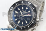 Superocean 44mm SS TF 1:1 Best Edition Black Dial Black Bezel on SS Bracelet A2824 V2 - Image 3