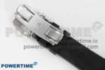 RM07 Ladies Full Diamonds SS ZF 1:1 Best Edition Red Dial on Black Rubber Strap CRMA2 Clone - Image 11