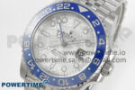 GMT-Master II Blue Ceramic 904L ARF 1:1 Best Edition Meteorite Dial on Jubilee Bracelet SH3285 CHS - Image 3