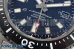 Superocean 44mm SS TF 1:1 Best Edition Black Dial Black Bezel on SS Bracelet A2824 V2 - Image 5