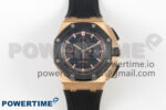 Royal Oak Offshore 44mm RG APPF Best Edition Black Dial Ceramic Bezel on Black Rubber Strap SA3126