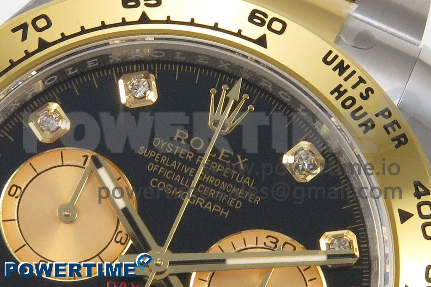 Daytona 126503 THBF 1:1 Best Edition Black/YG Diamonds Dial on SS/YG Bracelet SH4131 - Image 4