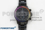 Daytona Black Ceramic Case and Bracelet Black Rainbow Dial Rainbow Bezel SONIC Best Edition SA4130
