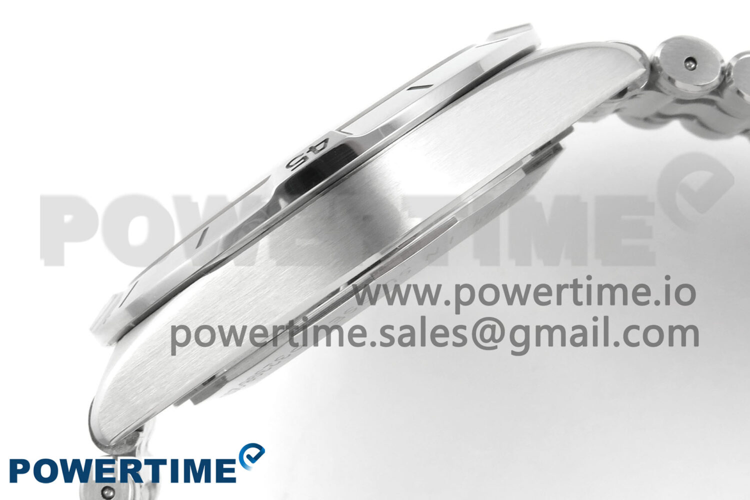 Breitling BLSF Chronomat Automatic 1:1 Best Edition GMT 40mm Blue Dial with Inner Yellow Rim On SS Bracelet - Image 7
