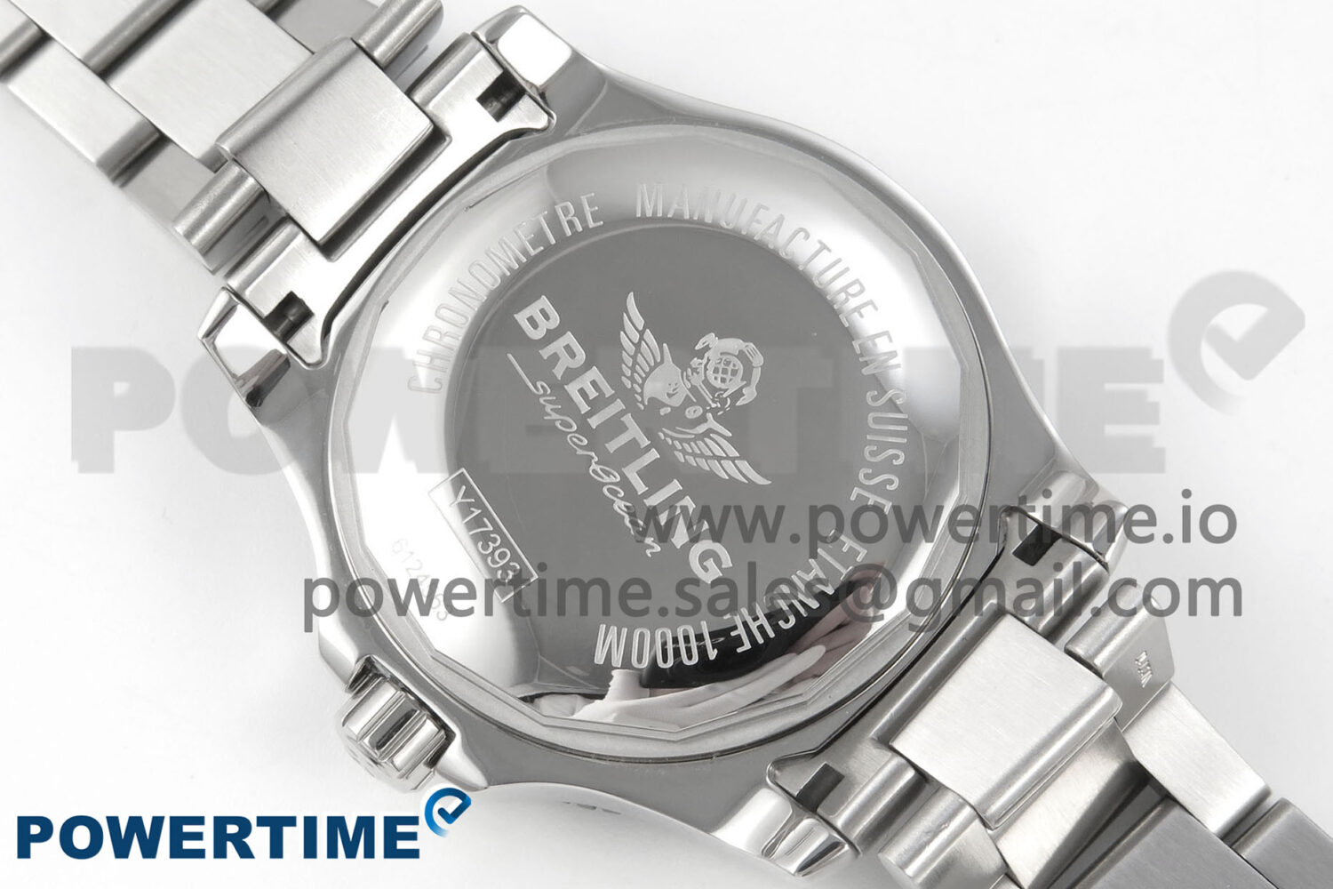 Superocean 44mm SS TF 1:1 Best Edition Black Dial Black Bezel on SS Bracelet A2824 V2 - Image 8