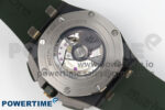 Royal Oak Offshore 44mm Green Ceramic APJF 1:1 Best Edition Green Dial on Green Rubber Strap A3126 - Image 8