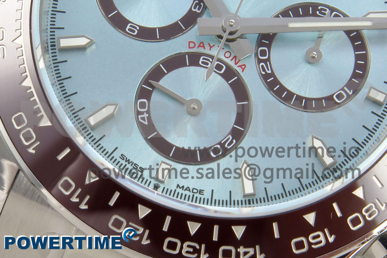 Daytona 126506 THBF 1:1 Best Edition 904L Steel Ice Blue Dial on SS Bracelet SH4131 - Image 5