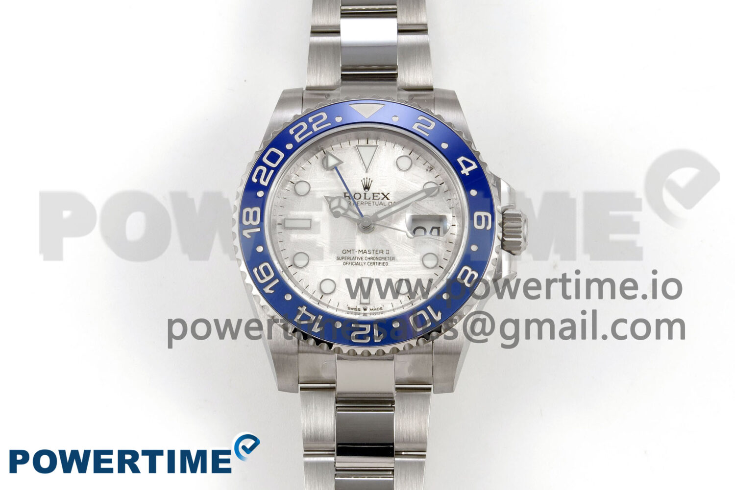 GMT-Master II Blue Ceramic 904L ARF 1:1 Best Edition Meteorite Dial on Oyster Bracelet SH3285 CHS - Image 1