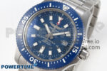 Superocean 44mm SS TF 1:1 Best Edition Blue Dial Blue Bezel on SS Bracelet A2824 V2 - Image 3