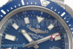Superocean 44mm SS TF 1:1 Best Edition Blue Dial Blue Bezel on SS Bracelet A2824 V2 - Image 4