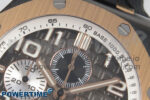 Royal Oak Offshore 44mm Black Ceramic RG Bezel APJF 1:1 Best Edition Gray Dial on Black Rubber Strap A3126 - Image 4