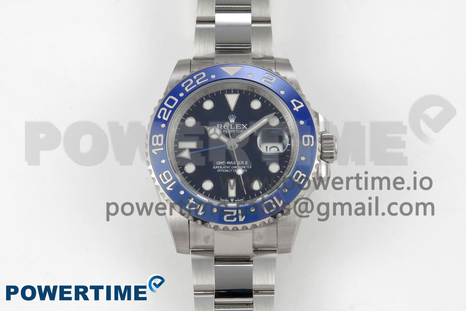 GMT-Master II Blue Ceramic 904L ARF 1:1 Best Edition Black Dial on Oyster Bracelet SH3285 CHS - Image 1
