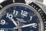 Superocean 44mm SS TF 1:1 Best Edition Black Dial Black Bezel on SS Bracelet A2824 V2 - Image 4