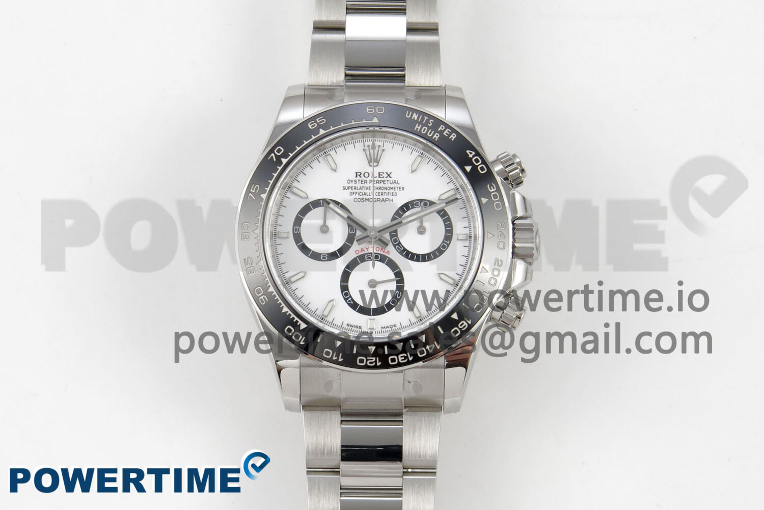 Daytona 126500 THBF 1:1 Best Edition 904L Steel White Dial on SS Bracelet SH4131 - Image 1