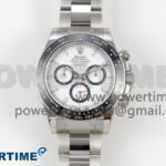 Daytona 126500 THBF 1:1 Best Edition 904L Steel White Dial on SS Bracelet SH4131