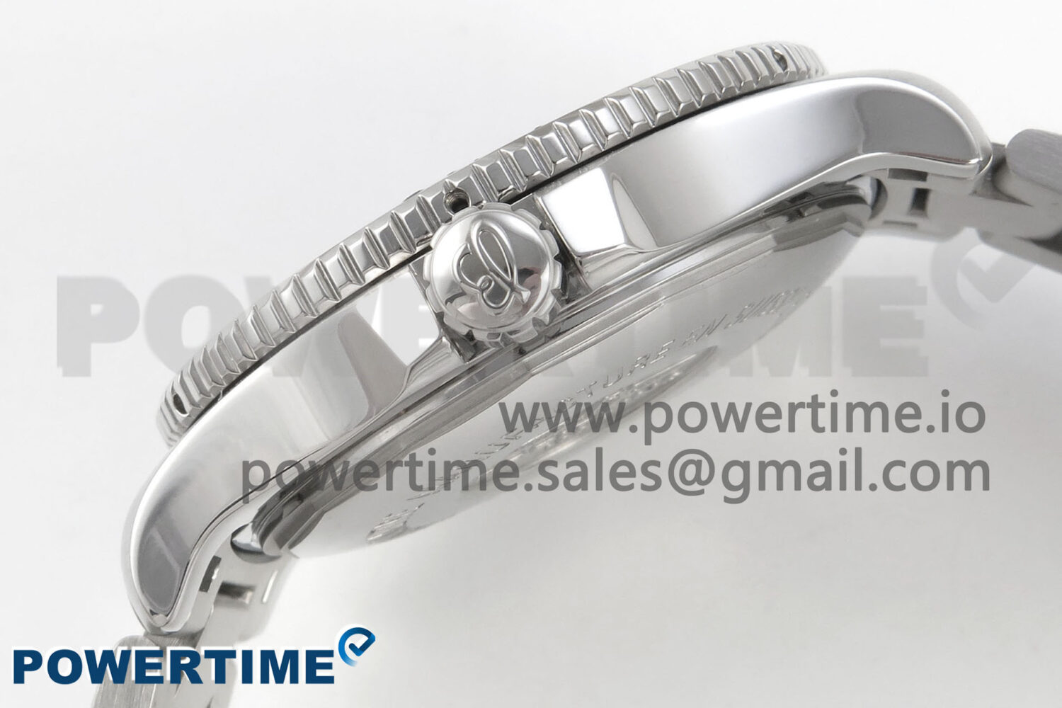 Superocean 44mm SS TF 1:1 Best Edition Black Dial Black Bezel on SS Bracelet A2824 V2 - Image 6