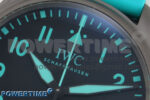Mark XX IW328210 PVD BLSF Best Edition Black Dial on Green Rubber Strap MIYOTA 9015 - Image 4