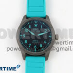 Mark XX IW328210 PVD BLSF Best Edition Black Dial on Green Rubber Strap MIYOTA 9015