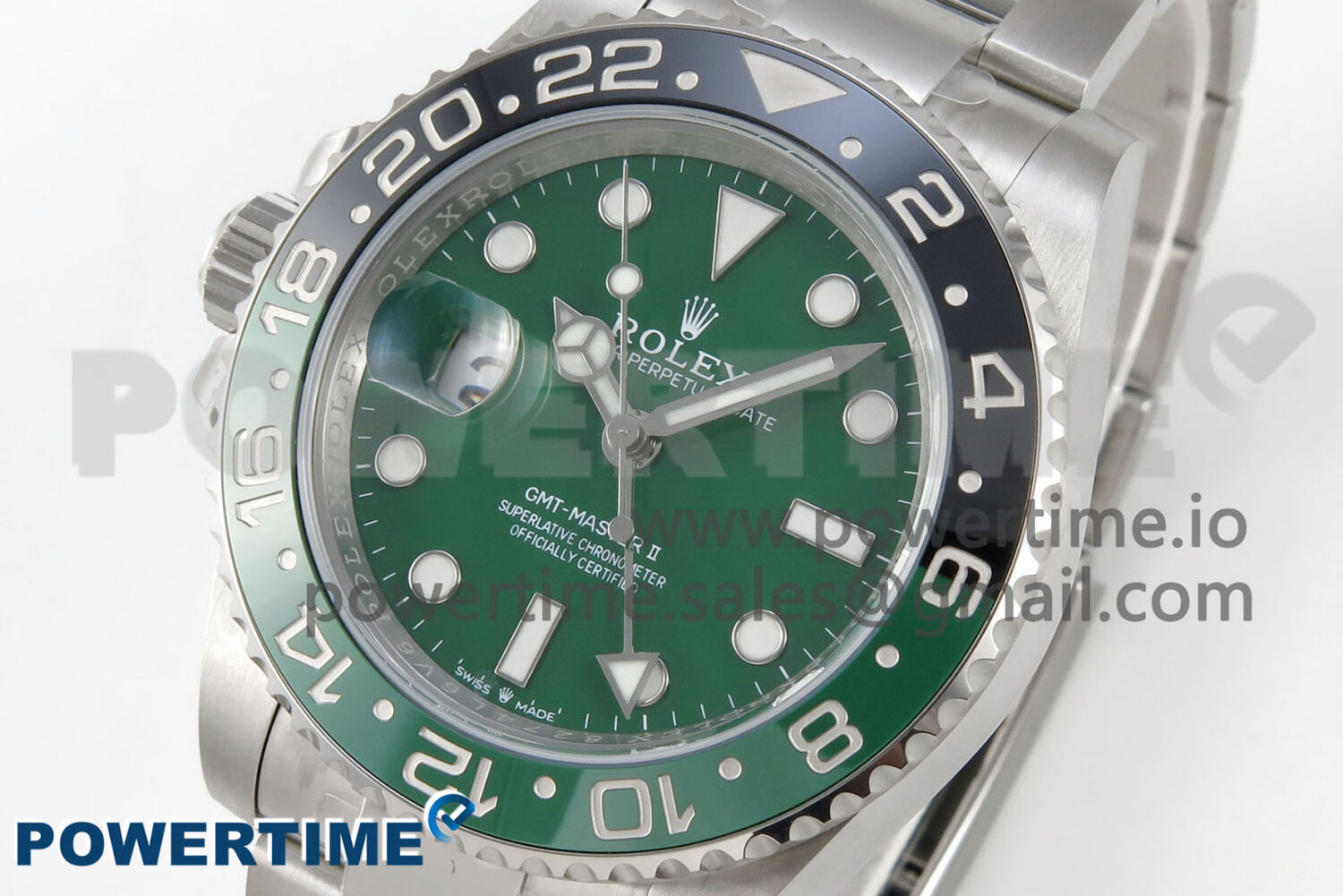 GMT-Master II 126729 VTNR Green/Black Ceramic 904L ARF 1:1 Best Edition on Oyster Bracelet SH3285 CHS - Image 3