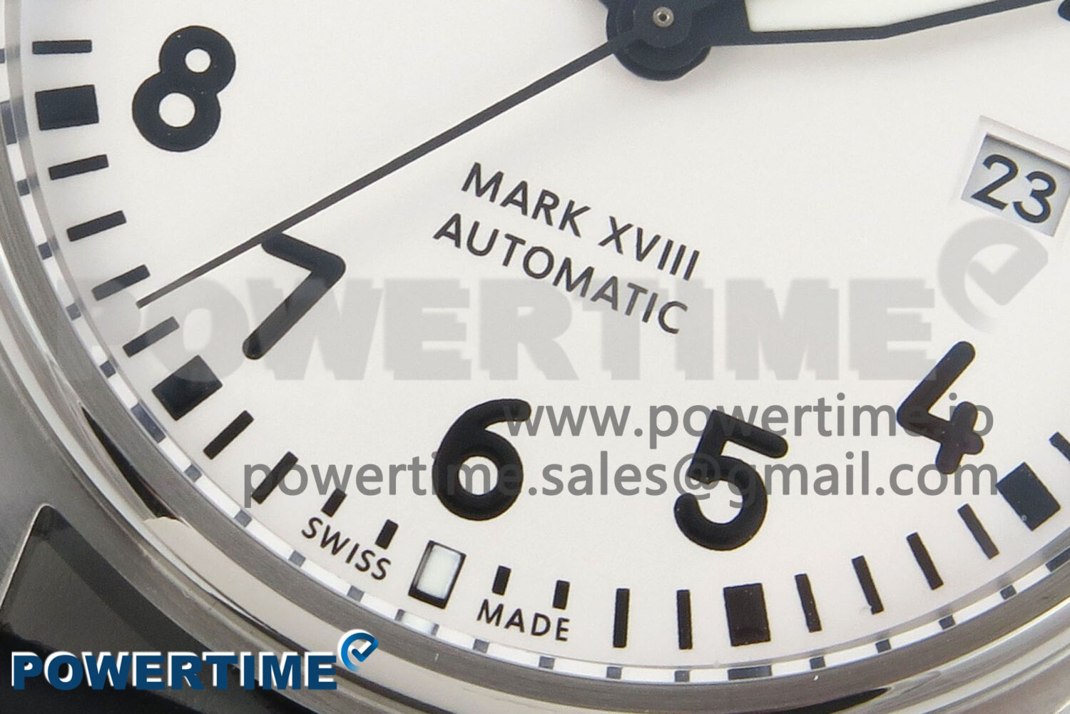 Mark XX IW328207 BLSF Best Edition White Dial on Black Rubber Strap MIYOTA 9015 - Image 5