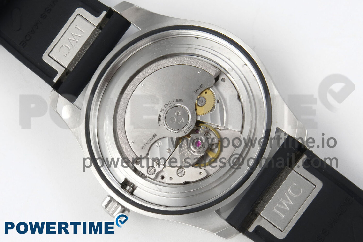 Mark XX IW328207 BLSF Best Edition White Dial on Black Rubber Strap MIYOTA 9015 - Image 9