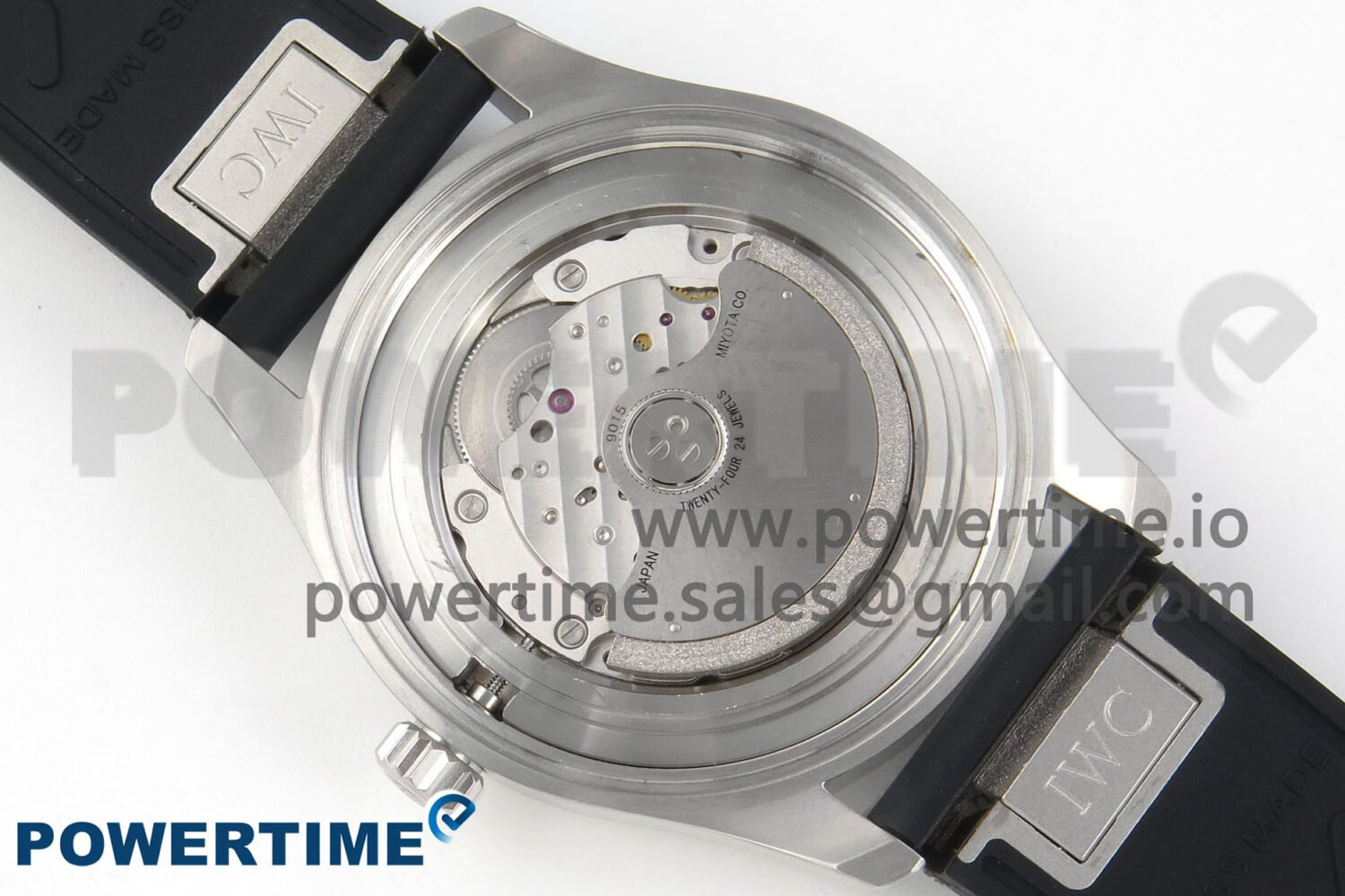 Mark XX IW328207 BLSF Best Edition White Dial on Black Rubber Strap MIYOTA 9015 - Image 10