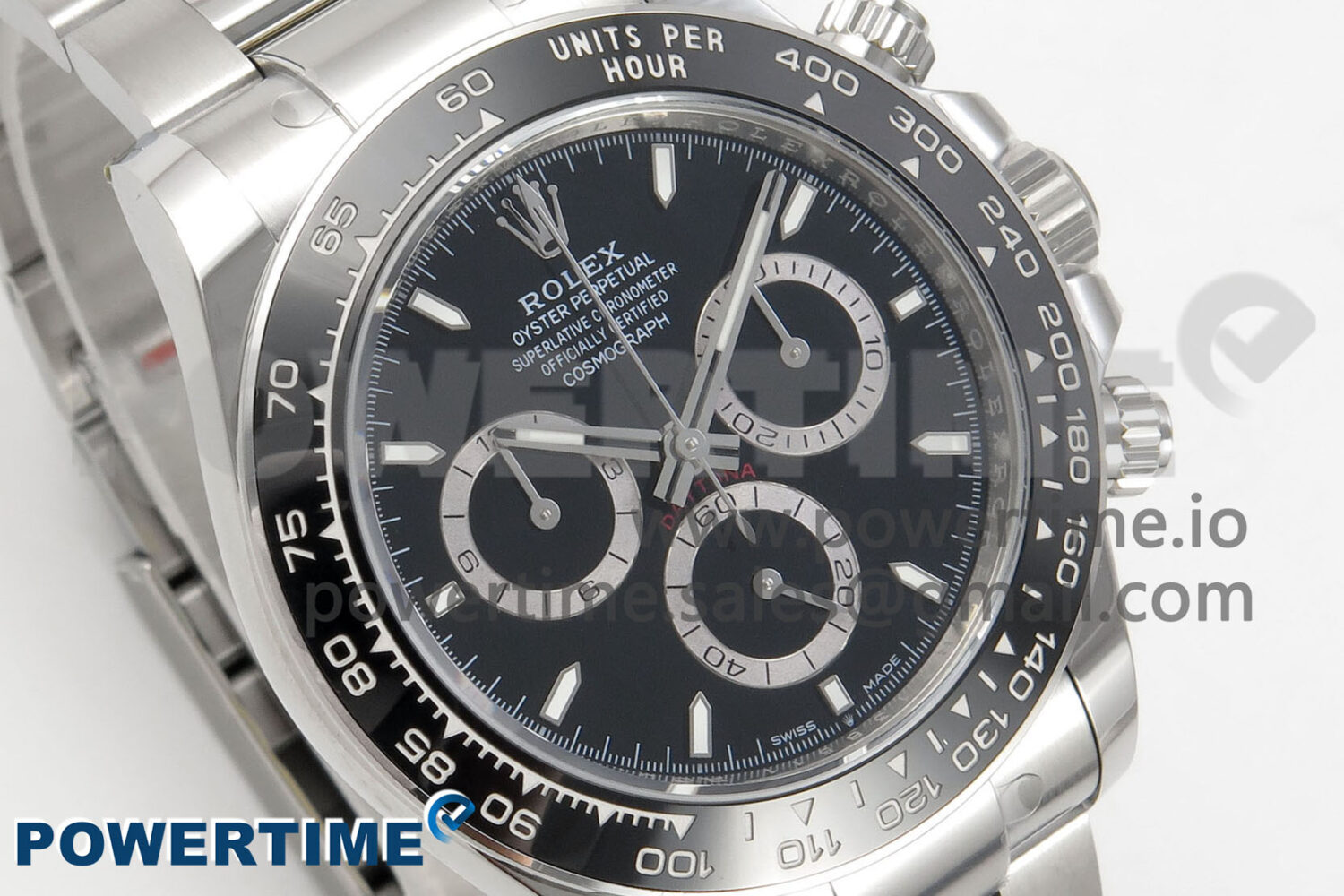 Daytona 126500 THBF 1:1 Best Edition 904L Steel Black Dial on SS Bracelet SH4131 - Image 2