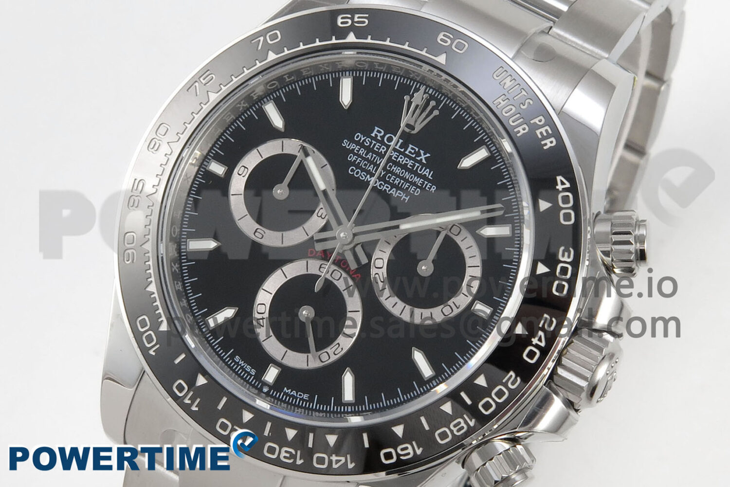 Daytona 126500 THBF 1:1 Best Edition 904L Steel Black Dial on SS Bracelet SH4131 - Image 3
