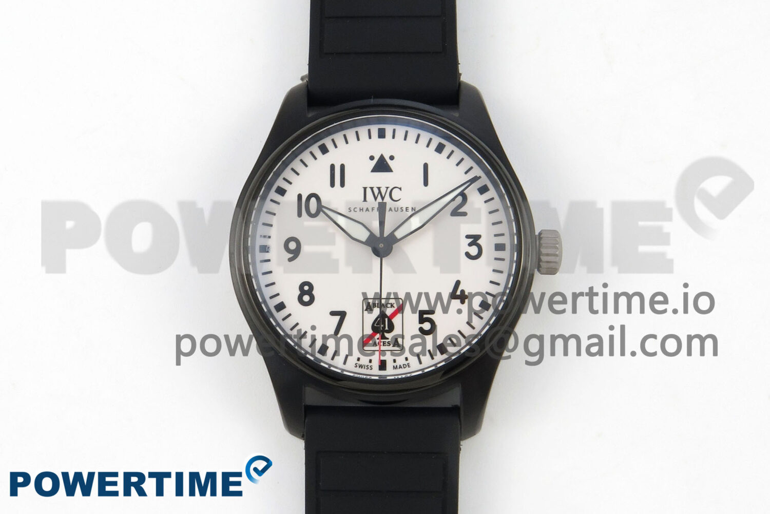 Pilot 41 Black Aces PVD IW326905 BLSF Best Edition on Black Rubber Strap MIYOTA 9015 - Image 1