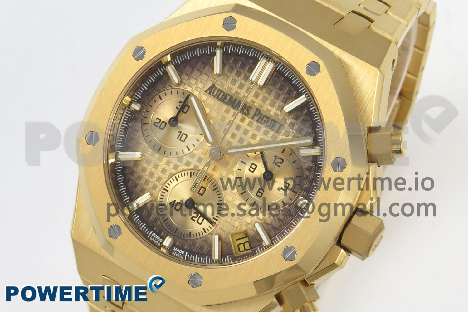 Royal Oak Chrono 26240 YG APSF 1:1 Best Edition YG Dial on YG Bracelet SA4401 - Image 3