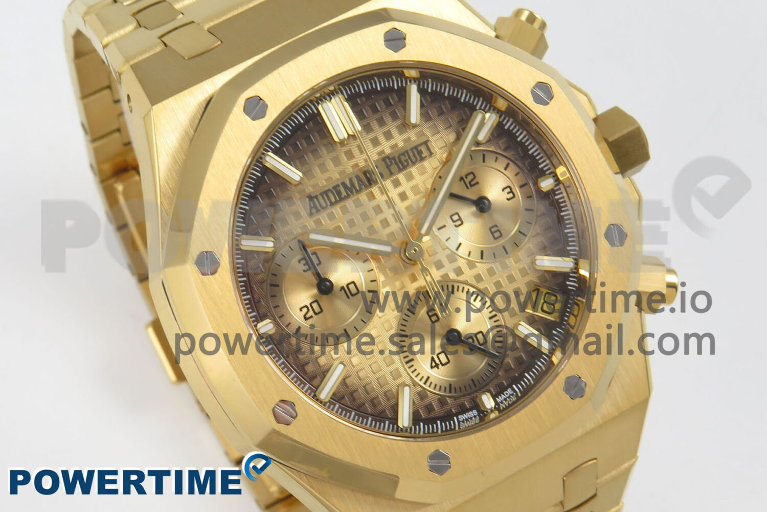 Royal Oak Chrono 26240 YG APSF 1:1 Best Edition YG Dial on YG Bracelet SA4401 - Image 2