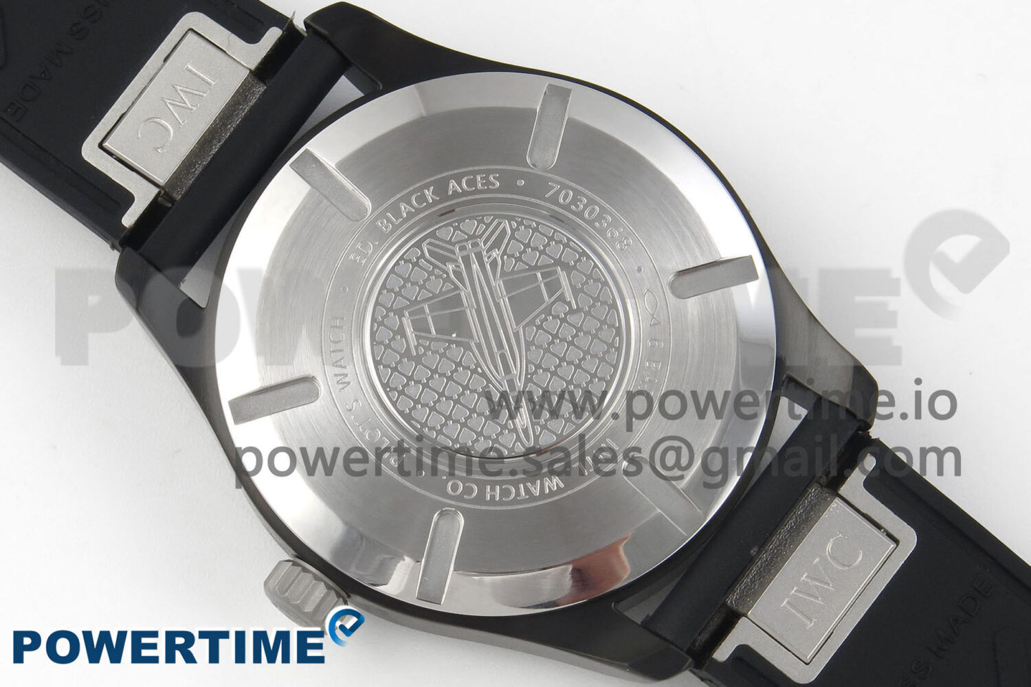 Pilot 41 Black Aces PVD IW326905 BLSF Best Edition on Black Rubber Strap MIYOTA 9015 - Image 8