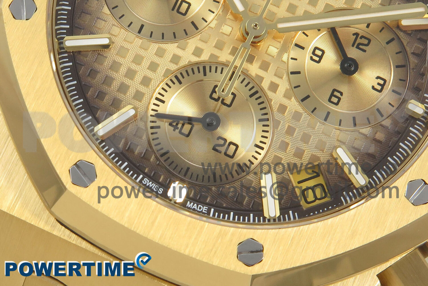 Royal Oak Chrono 26240 YG APSF 1:1 Best Edition YG Dial on YG Bracelet SA4401 - Image 5